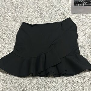 Zara ruffled mini skirt
